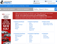 Tablet Screenshot of occasionphoto.fr